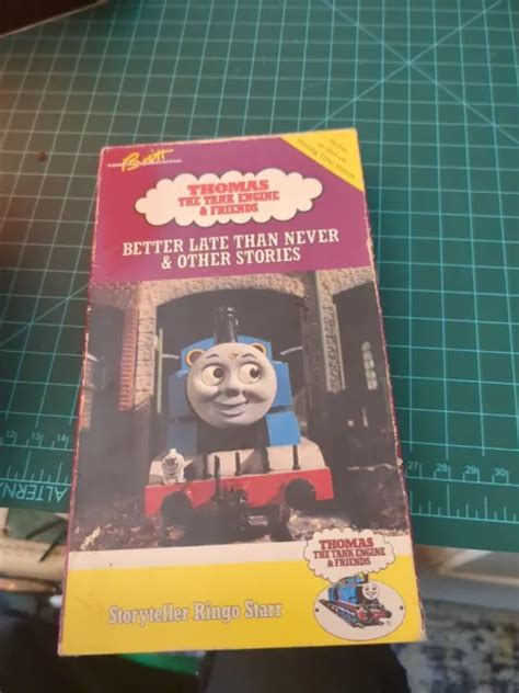 Thomas Tank Engine Better Late Than Never Vhs Video First Edition Mis
