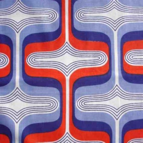 Vintage Geometric Fabric Retro Fabric Fabric Patterns Textile Patterns