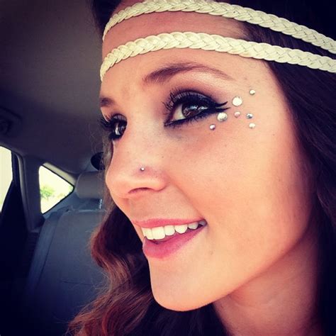 Pin By Rachel Gauss On Rage Rhinestone Makeup Festival Makeup