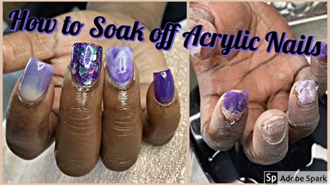 HOW TO REMOVE ACRYLIC NAILS | Removing Acrylic Nails ... Treat them well after you're done.