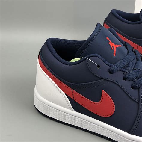 Jordan brand will expand on their air jordan 1 low releases for 2020 and one of the upcoming releases will be the air jordan 1 low 'unc'. Air Jordan 1 Low "USA" Navy Blue/White-Red For Sale - The ...