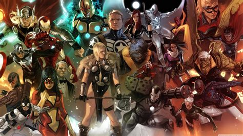 [42+] All Marvel Characters Wallpaper on WallpaperSafari