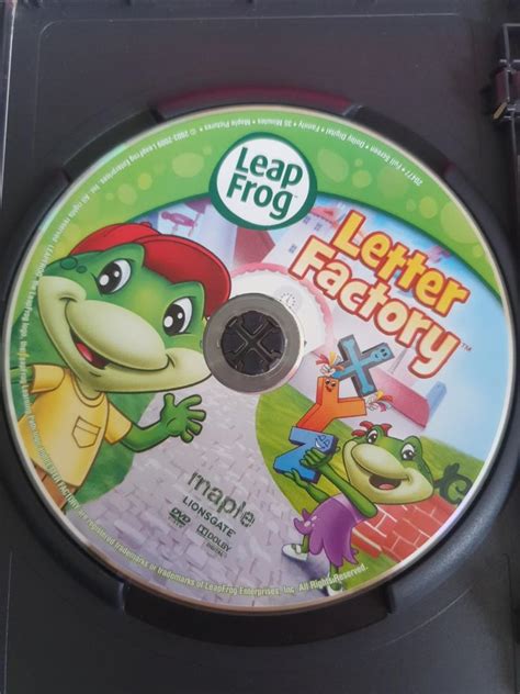 Leapfrog Dvd Letter Factory Hobbies And Toys Music And Media Cds