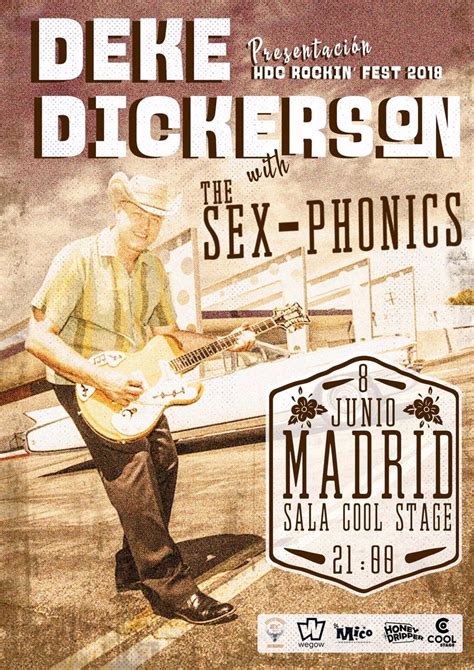 Deke Dickerson And The Sex Phonics Actuarán En Madrid En La Presentación Hdc Rockin Fest 2018