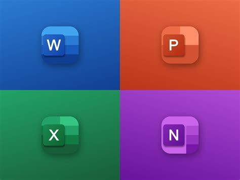 Microsoft Office 365 Icons Redesign By Salman Saleem On Dribbble