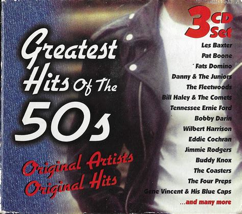 Greatest Hits 50s All Tracks 1 3 Various Artists Amazonfr Cd Et