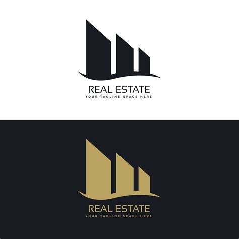 Logo Design Concept For Real Estate Business Download Free Vector Art