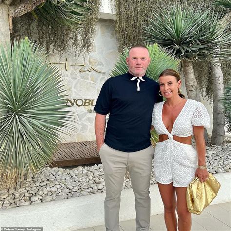 Coleen Rooney Shows Off Her Tanned And Toned Figure In A Sizzling Hot