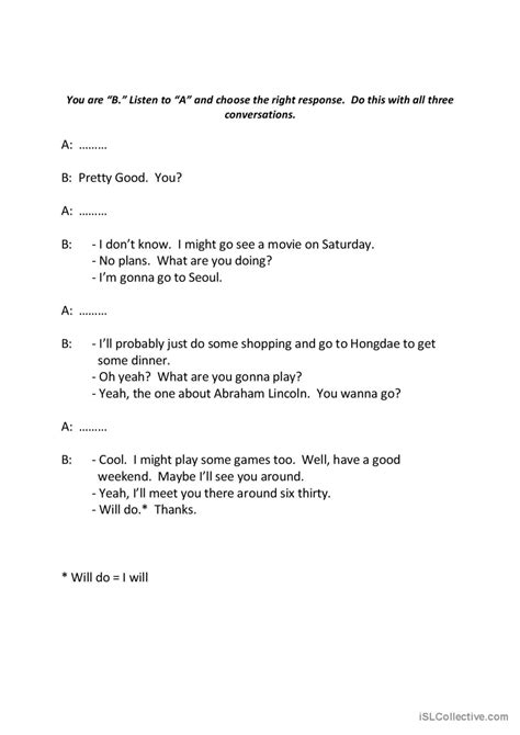 Choose Your Own Adventure Dialogue English Esl Worksheets Pdf Doc