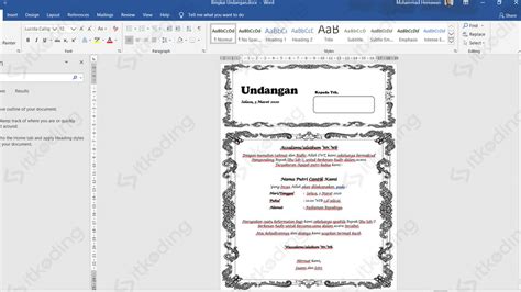 Cara Membuat Bingkai Cover Pada Microsoft Word Tutorial Lengkap