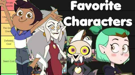 My Favorite Owl House Characters Tier List Youtube