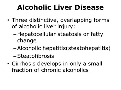 Alcoholic Liver Disease Mbbs