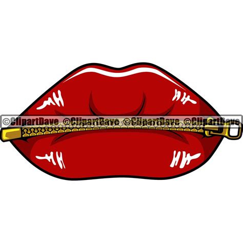 Sexy Lips Zipper SVG Design Stop Talking Be Quiet STFU Shut Up Etsy