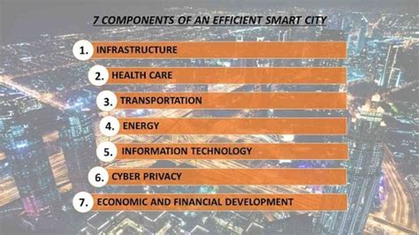 Top 7 Smart City Components Society
