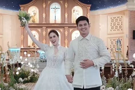 Jason Abalos Vickie Rushton Start New Chapter As Married Couple In Wedding Video Abs Cbn News