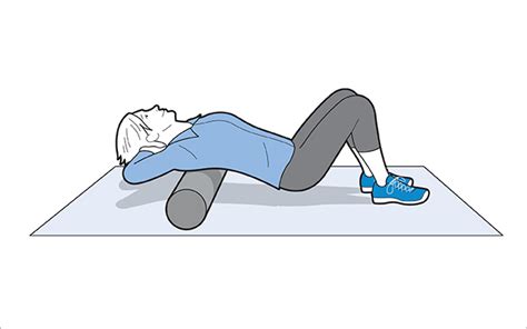 Sit on one end of the foam roller and lie down along the length of the roller. How to Use a Foam Roller for Your Upper Back - Experience Life