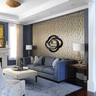 Teal white living room ideas brown rug gray. Navy Gold Living Room Ideas & Photos | Houzz