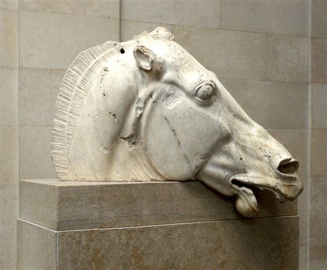 Head Of One Of The Horses Of Selene Goddess Of The Moon From The East