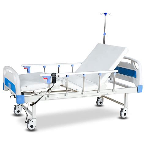 Two Function Electric Medical Bed Manual Double One Crank Hospital Bed