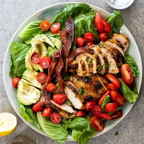 Juicy Grilled Chicken Blt Salad Is Everything You Want From A Salad And