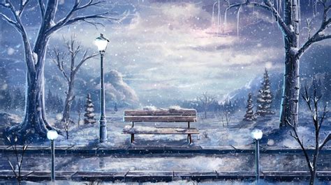 Wallpaper Preview Anime Winter Scenery Wallpaper For