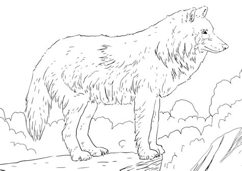 After coloring these unique masks can be put on your. Red wolf coloring pages | Coloring pages to download and print