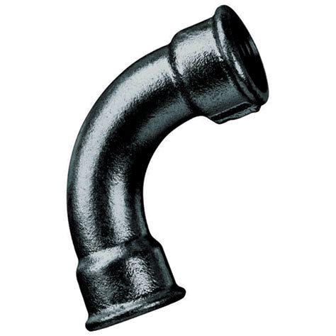 1 Bsp Malleable Iron Pipe Fittings Black Iron Finish Threaded Tube