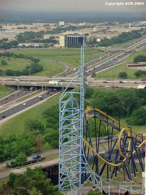 Six Flags Over Texas Mr Freeze Dsc00405 Roller Coaster