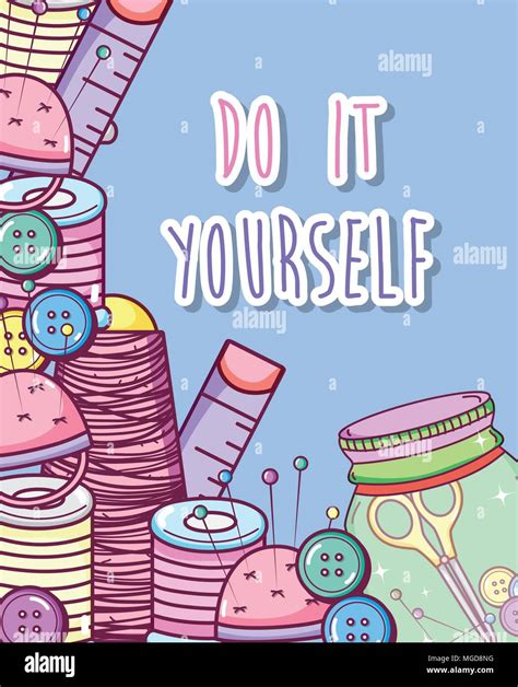 Do It Yourself Crafts Concept Stock Vector Image And Art Alamy