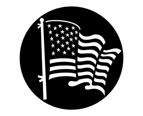 Free Black And White American Flag Clip Art Download Free Black And