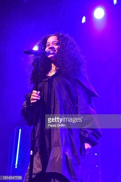 Singer Ella Mai Performs In Concert During Her Bood Up Tour At