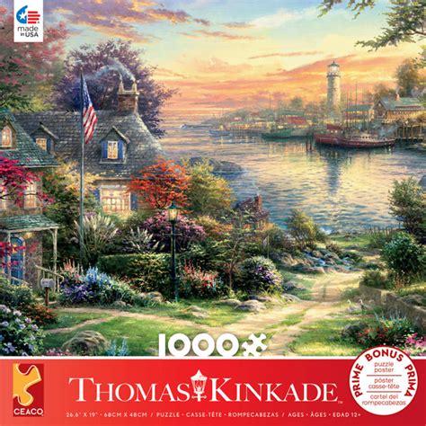Thomas Kinkade Sweetheart Retreat 1000 Piece Puzzle