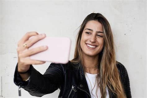 Blonde Girl Selfie By Stocksy Contributor Ivan Gener Stocksy