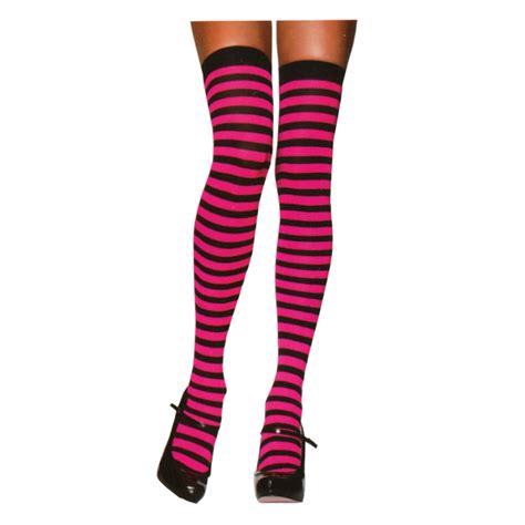 stockings thi hi striped bk np