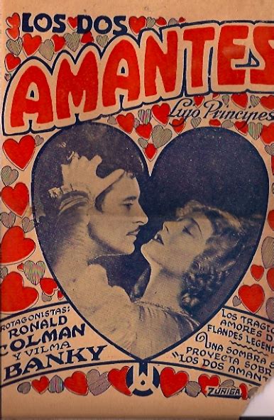 Los Dos Amantes Movie Poster Two Lovers Movie Poster