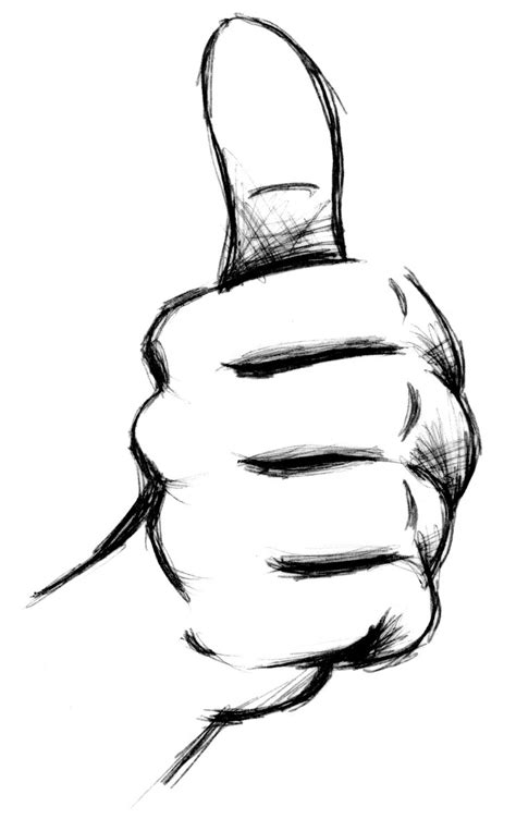 Thumbs Up Drawing Free Download On Clipartmag