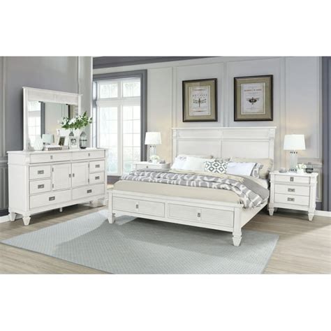 Antique White King Bedroom Set The Headboard To This Set Is The