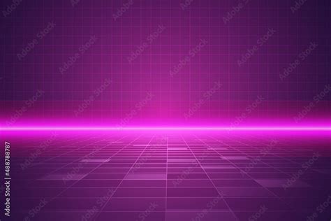 Metaverse Purple Technology Background Template Stock 벡터 Adobe Stock