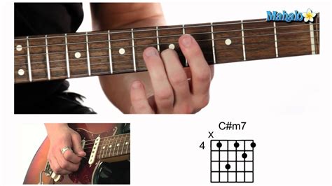 How To Play A C Sharp Minor Seven Cm7 Chord On Guitar Youtube