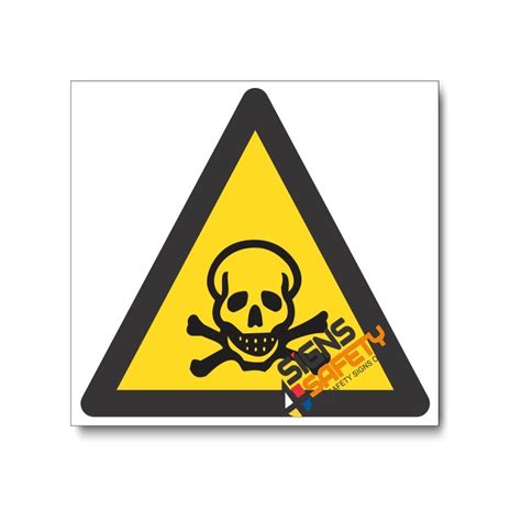 Nosa Sabs Industrial Poisonous Substance Hazard Sign Hazard Safety