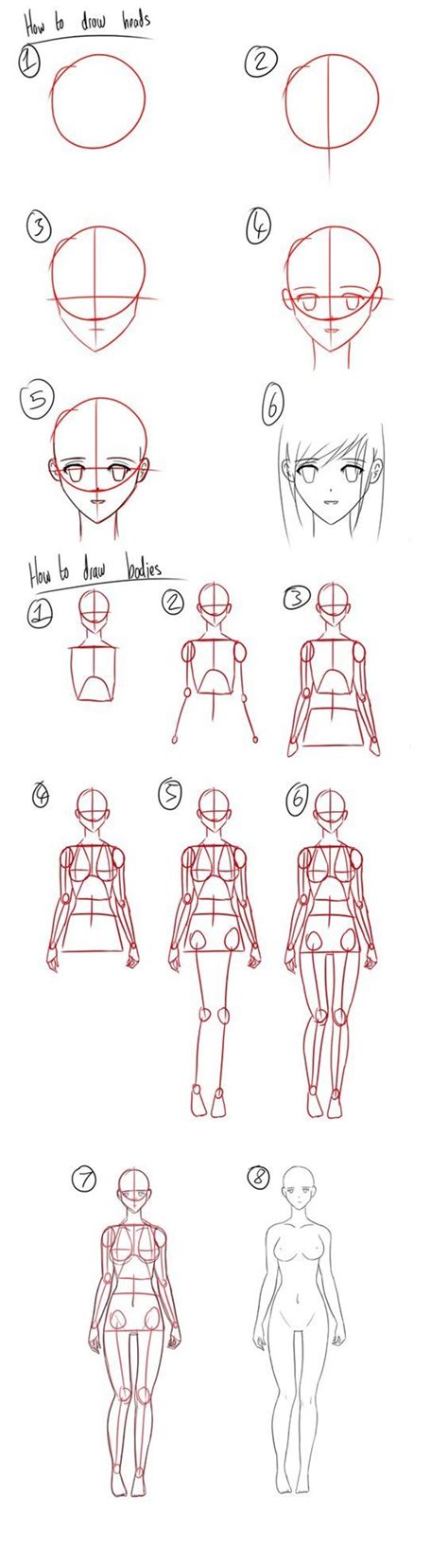 How to draw a male body step by step tutorials easy drawing for kidslearning how to draw a male body is very simple!in very little time, through a little rep. How to Draw Anime Characters Step by Step (30 Examples)