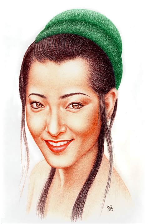 Asami Kanno Colour Pencil Portrait Imgur