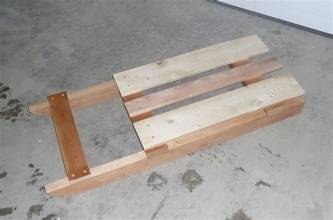 Snow has fallen and your kids want their sleds immediately! How To Make A Wooden Snow Sled Plans DIY Free Download simple wooden bench designs (With images ...