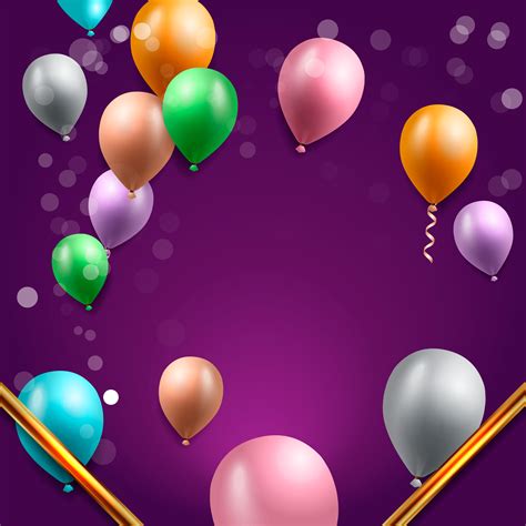 Birthday Celebration Background Birthday Balloon Wallpaper 547627