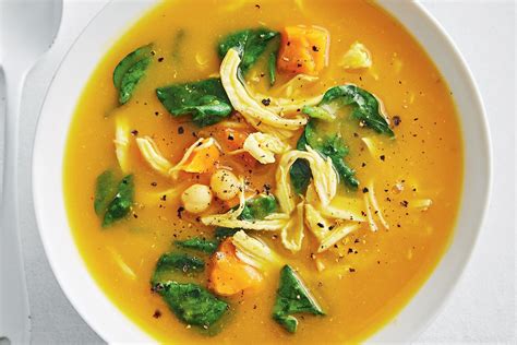 Healthy Chicken And Sweet Potato Soup Recipe