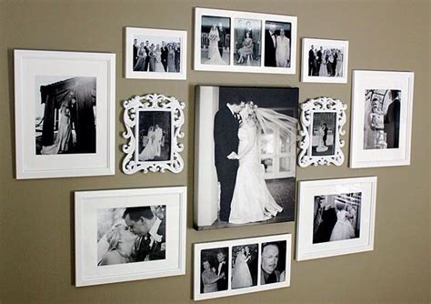 Wedding Photo Wall Display Wedding Gallery Wall Wedding Photo Wall
