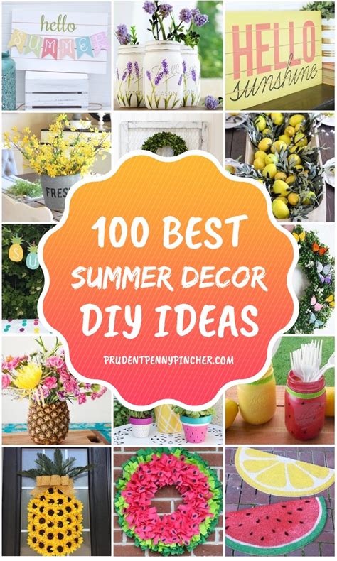 100 Best Diy Summer Decor Ideas Prudent Penny Pincher