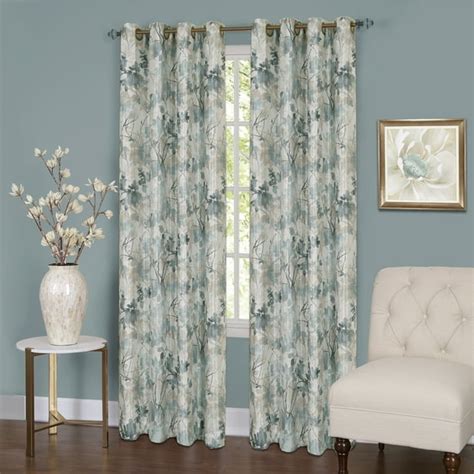 Achim Tranquil Lined Grommet Window Curtain Panel