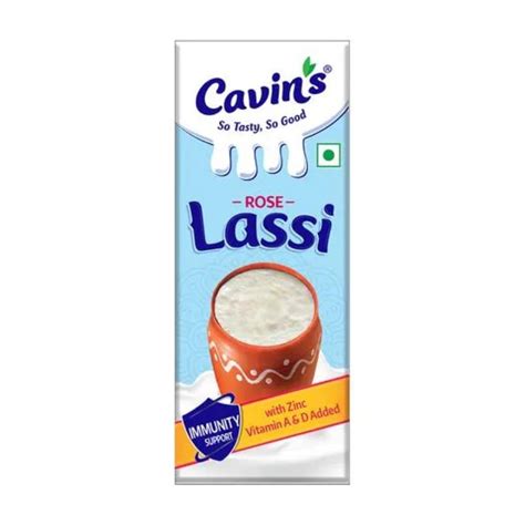 Cavins Rose Lassi 180ml Tetra Pack