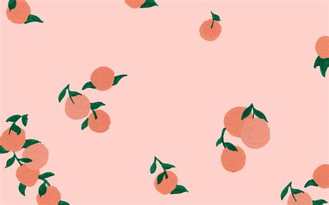 Peach Aesthetic Desktop Wallpapers Wallpaper Cave